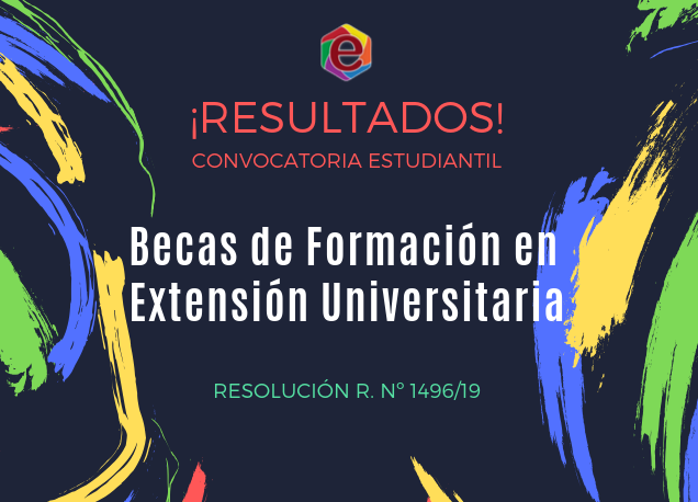 Becados en formación en Extensión Universitaria