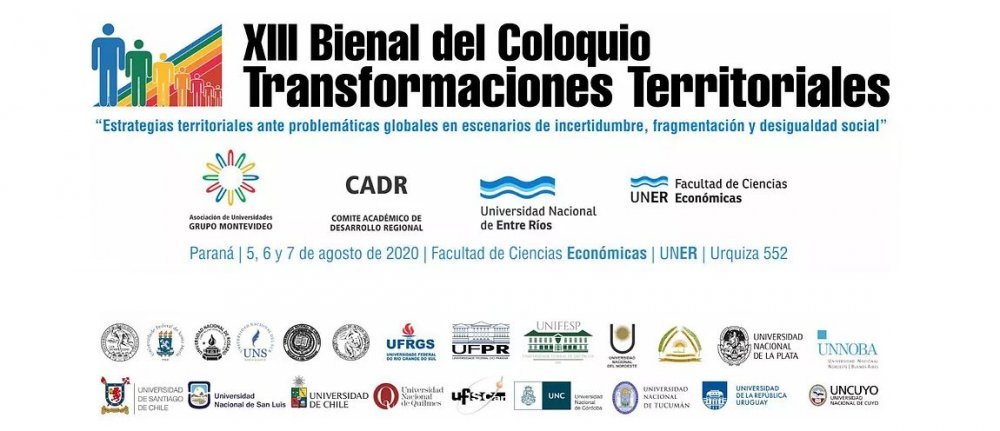 XIII Bienal del Coloquio de Transformaciones Territoriales