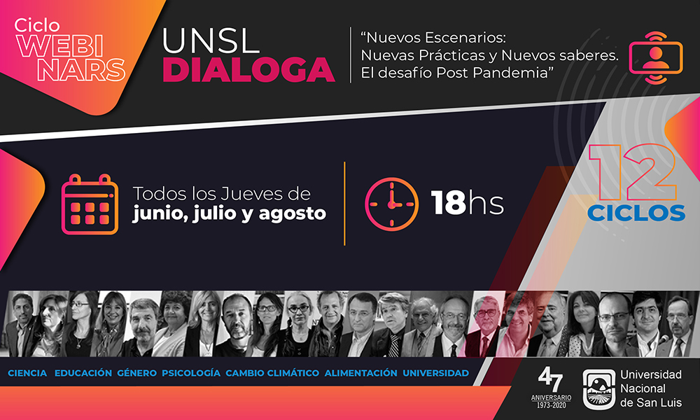 La UNSL inicia un Ciclo de Webinars