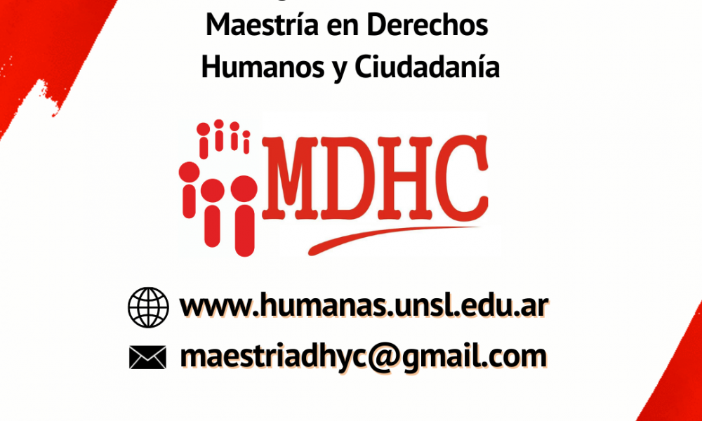 Inscriben a la Maestría en Derechos Humanos y Ciudadanía