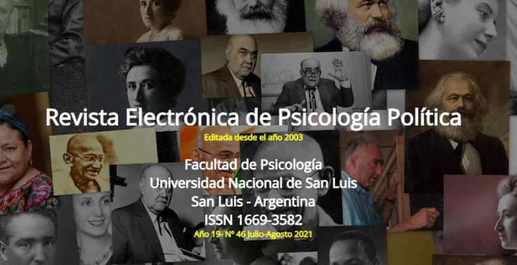 Publican el último número de la revista electrónica de Psicología Política