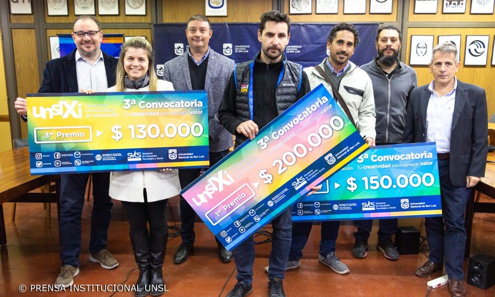 La UNSL entregó 480 mil pesos en premios en el concurso de innovación «UNSL Xi»