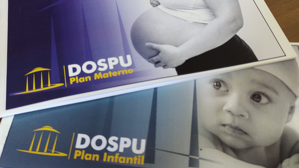 La DOSPU incorpora chequeras para el Plan Materno e Infantil