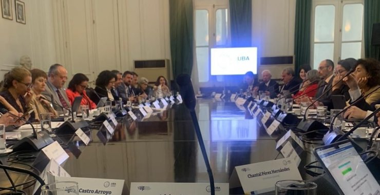 Moriñigo presenció la reunión ejecutiva de la AUIP