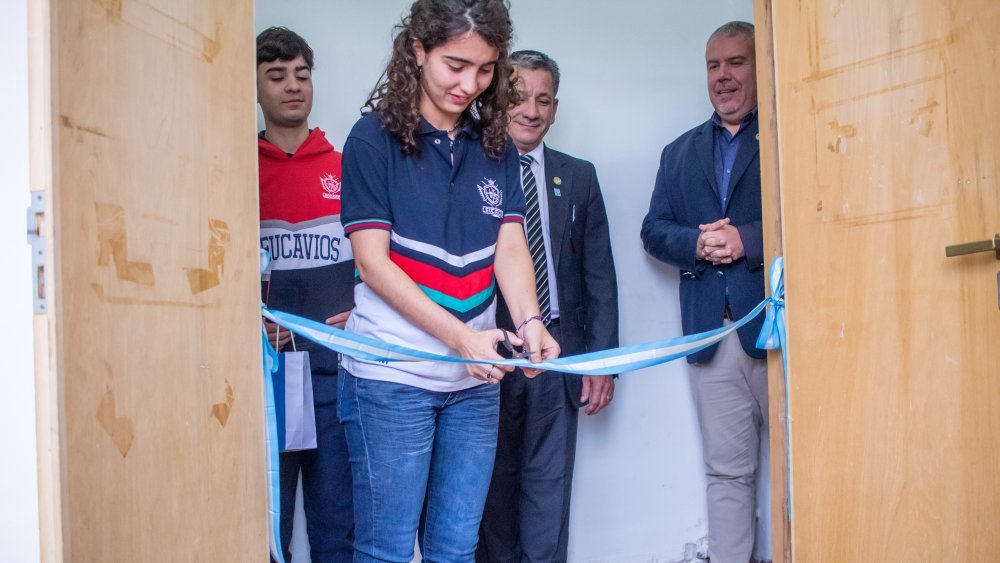 Inauguraron la oficina del centro de estudiantes de la Escuela Normal