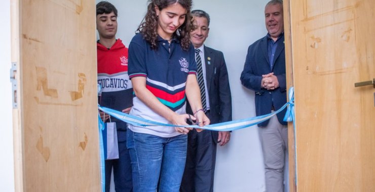 Inauguraron la oficina del centro de estudiantes de la Escuela Normal
