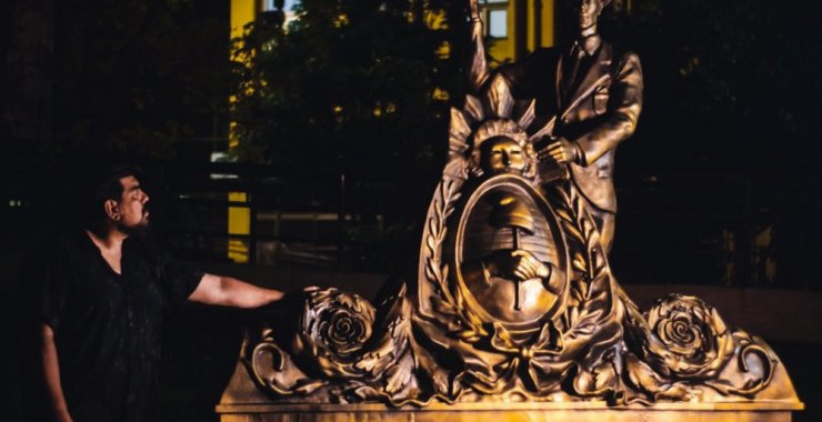 La escultura de la Reforma, inspiración de un artista rosarino