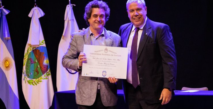 El Dr. Soler Illia recibió la máxima distinción honorífica de la Universidad